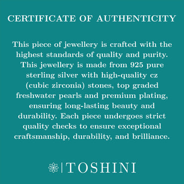 925 Sterling Silver Heart & Safety Pin Pendant Necklace for Women | TOSHINI