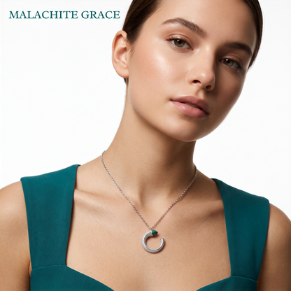 925 Silver Verdant Halo Necklace | TOSHINI